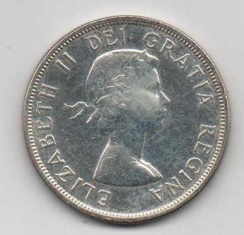 CANADA DEL AÑO 1958 DE 1 DOLAR